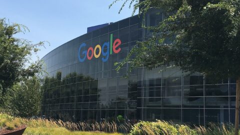 Google headquarters in Mountain View, California