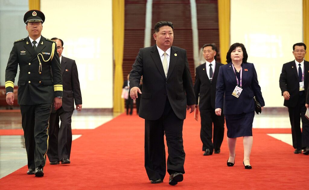 North Korean leader Kim Jong Un during his September 2025 visit to Beijing, China.