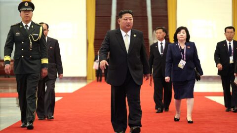 North Korean leader Kim Jong Un during his September 2025 visit to Beijing, China.