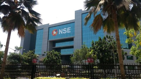The National Stock Exchange building in Mumbai. Jio Platforms' Rs 30,213-crore share sale is India's largest-ever IPO.