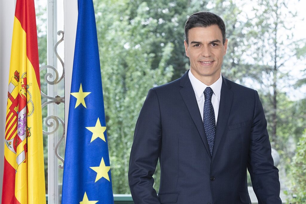 Spanish Prime Minister Pedro Sánchez, who declared three days of national mourning after the Toledo train crash.