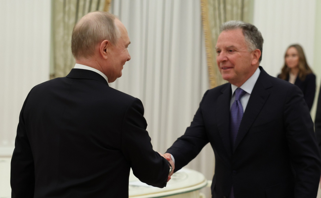 Russian President Vladimir Putin meets U.S. special envoy Steve Witkoff, January 2026.