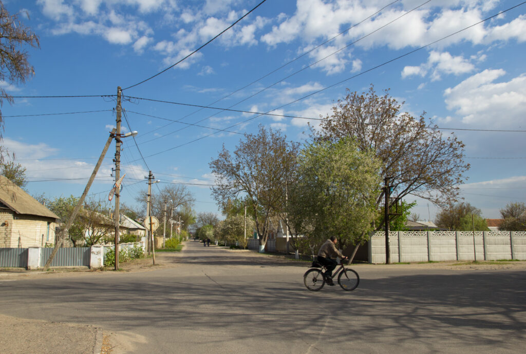 Oleshky, on the Dnipro river in southern Ukraine.
