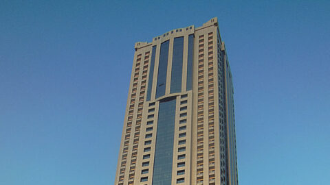 The Dhahran Tower office building in Dhahran, Saudi Arabia