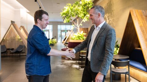 The UK Secretary of State for Science visiting Anthropic's San Francisco headquarters