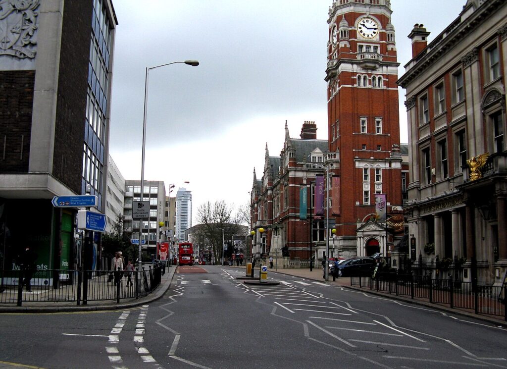 Katharine Street in Croydon, south London.