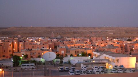 MINURSO headquarters building in Laayoune, Western Sahara.