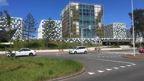 The International Criminal Court's permanent headquarters in The Hague, Netherlands