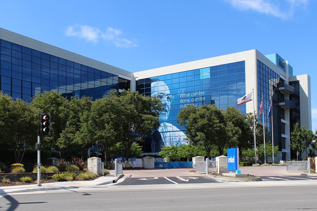 Intel headquarters in Santa Clara, California