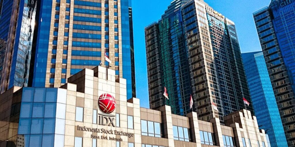 The Indonesia Stock Exchange building in Jakarta