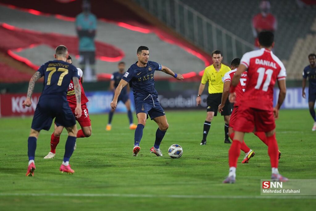 Cristiano Ronaldo playing for Al-Nassr