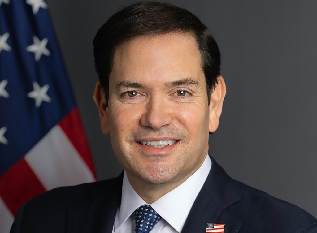 US Secretary of State Marco Rubio in his official January 2025 portrait.
