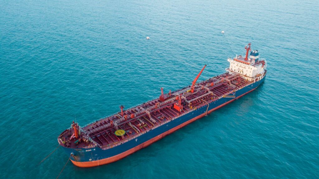 Oil tanker at sea (file photo)