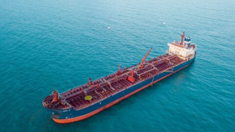 Oil tanker at sea (file photo)