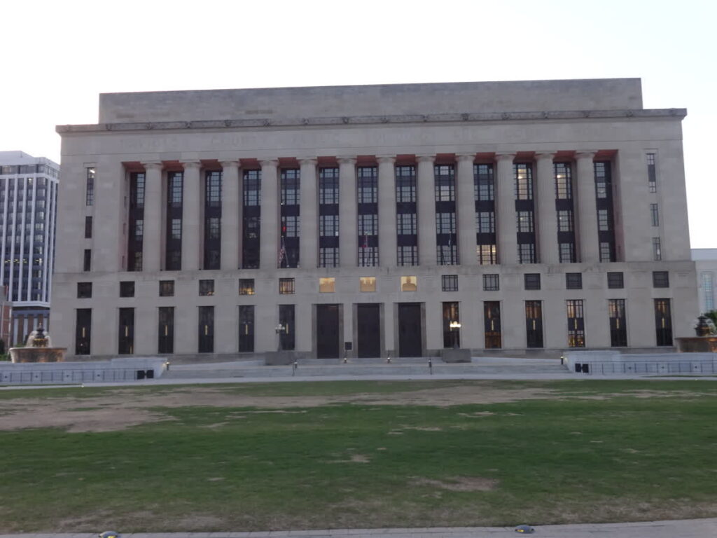 The Davidson County Courthouse in Nashville, Tennessee, where a hearing on the failed execution was scheduled.
