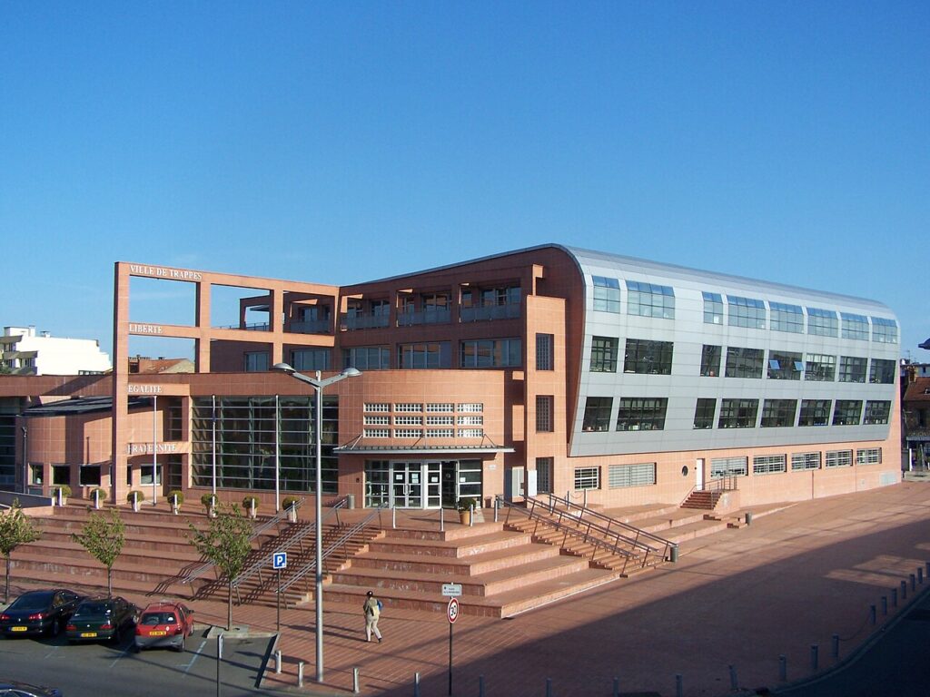 The town hall of Trappes, Yvelines, west of Paris
