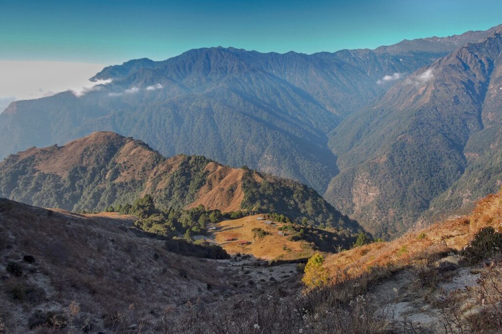 Mountains above Zemithang Valley in Tawang, Arunachal Pradesh